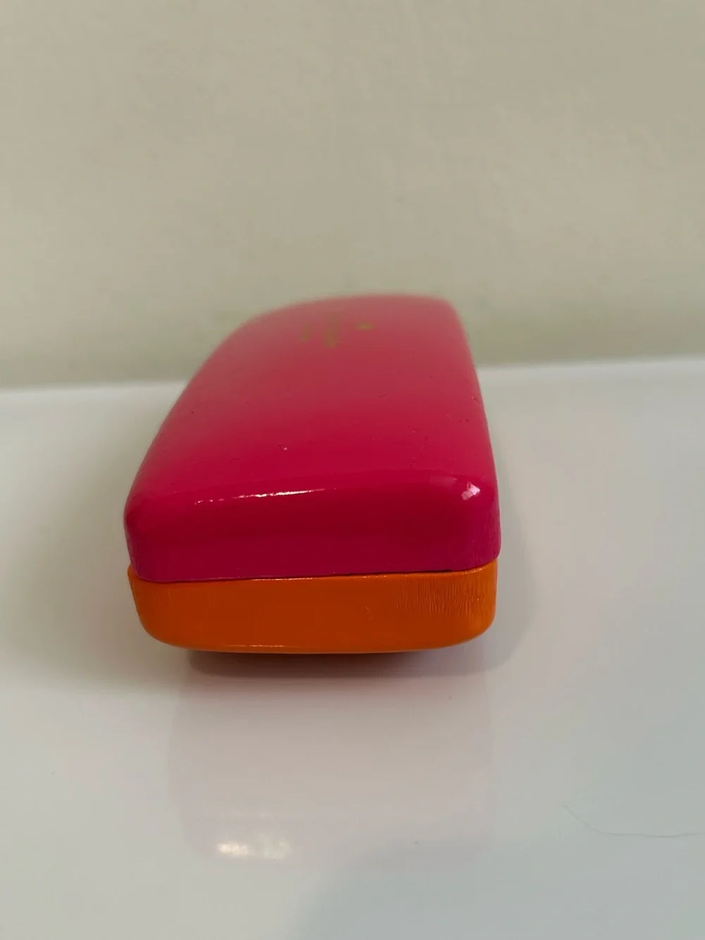 kate spade Pink and Orange Hard Eyeglass Case